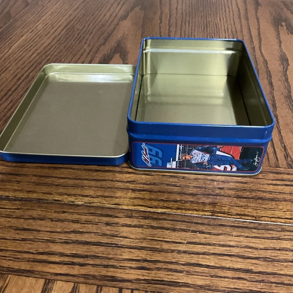 Blue Racing Car Toy Set with Tin Box Viper GTSR & Darda Racing Porsche 27